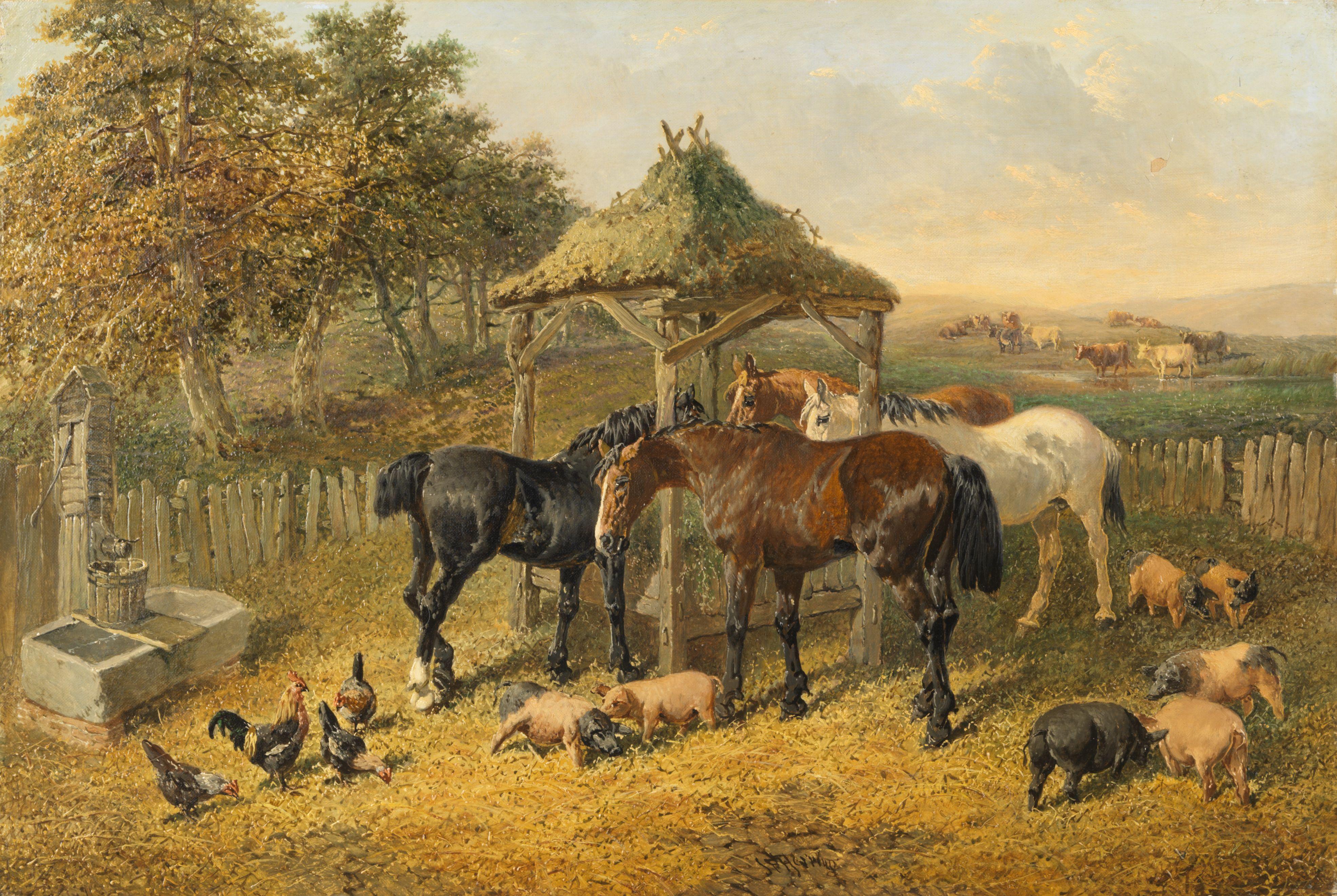 John Frederick Herring, Jnr. - The treasures of the farm