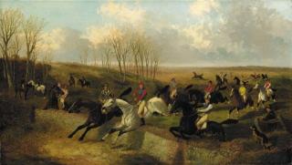 John Frederick Herring, Jun. - The Steeplechase: The Wall