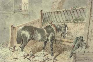 John Frederick Herring, Sen. - A Carthorse In A Stall