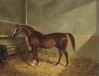 John Frederick Herring, Sen. - Pantaloon in a stable