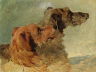 John Frederick Herring, Sen. - Two Deerhounds