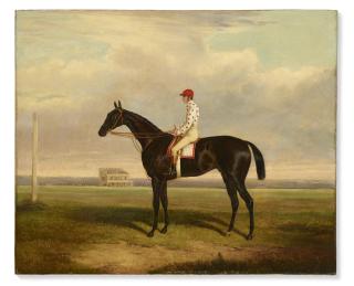 John Frederick Herring Senior. - Earl of Zetland\'s \'Voltigeur\', winner of the Derby and the St. Leger 1850, with J. Marson up