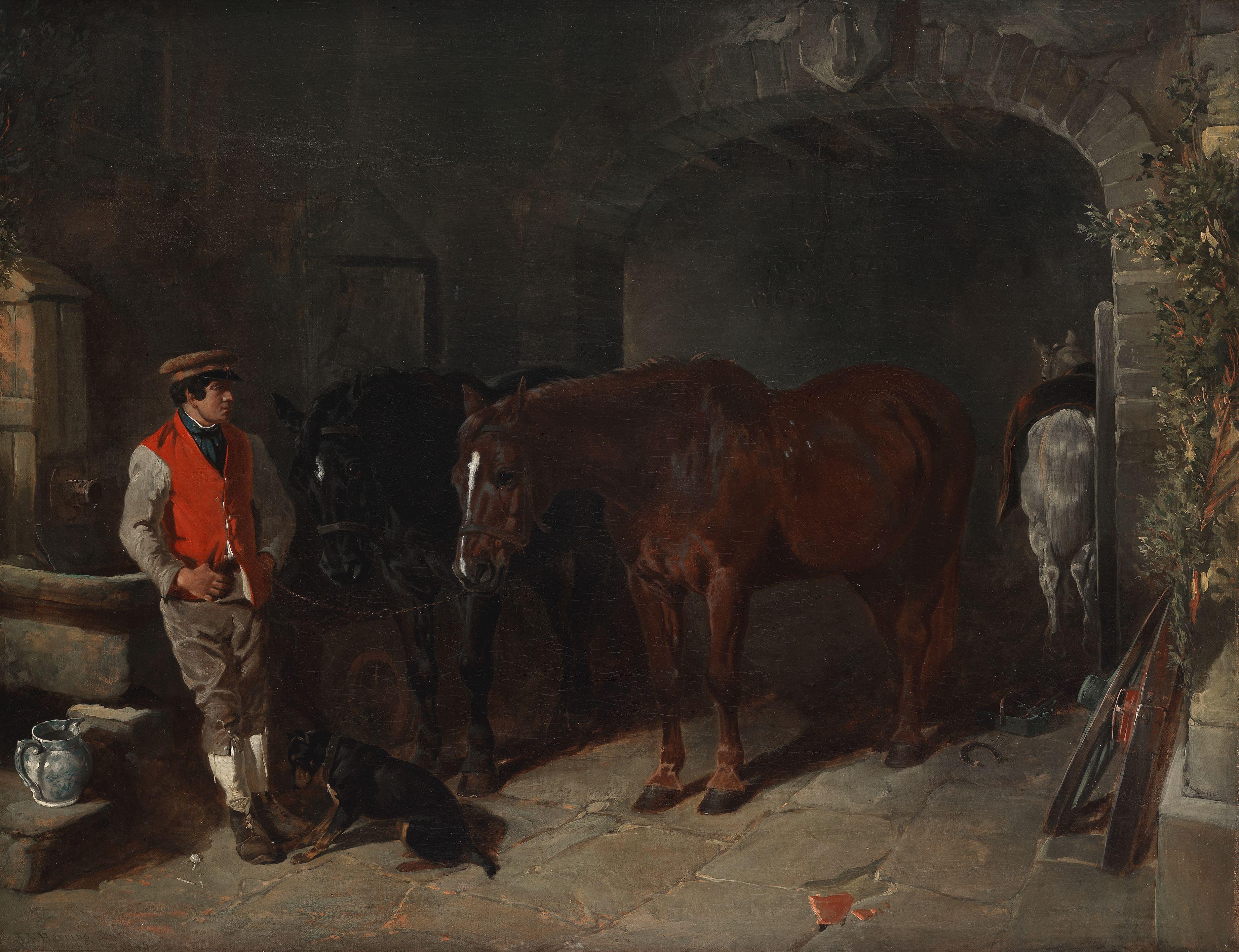 John Frederick Herring, Snr. - At the forge