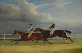 John Frederick Herring Snr. - Matilda And Mameluke: The Finish Of The 1827 St Leger