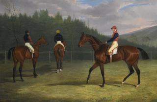 John Frederick Herring Sr. - British the Start Of The Goodwood Gold Cup, 1831, Lord Chesterfield\'S Priam, His Majesty King William Iv\'S Fleur De Lis, And Mr. Stonehewer\'S Variation