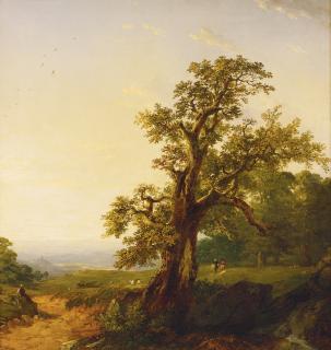 John Frederick Kensett - Idyllic Landscape