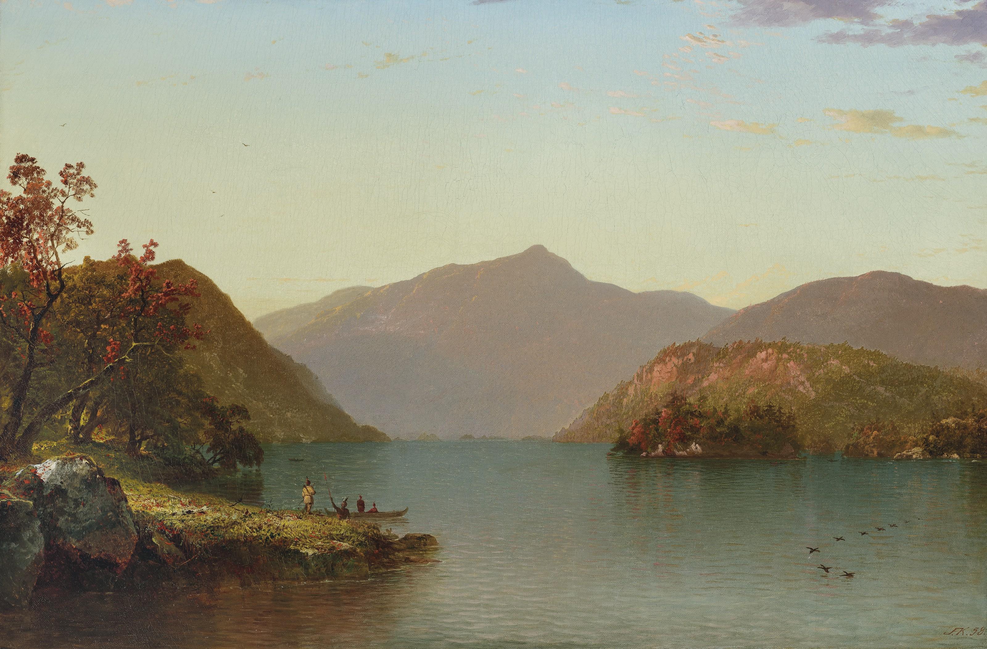 John Frederick Kensett - Lake George (Adirondack Mountains)