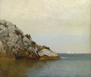 John Frederick Kensett - Near Newport, Rhode Island