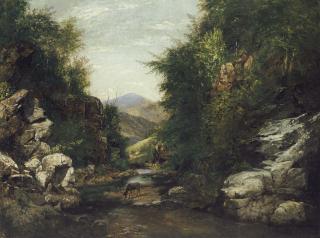 John Frederick Kensett - Raven Hill, Elizabethtown, Essex County, New York: A Study from Nature