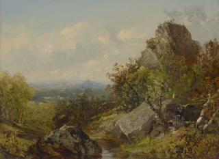 John Frederick Kensett - View from the Boulders
