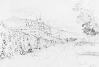 John Frederick Lewis, R.A., P.O.W.S. - San Lorenzo De El Escorial, Spain