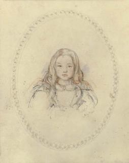John Frederick Lewis, R.A., P.O.W.S. - Sketch of a young girl