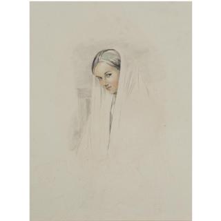 John Frederick Lewis, R.A. - A Spanish Girl