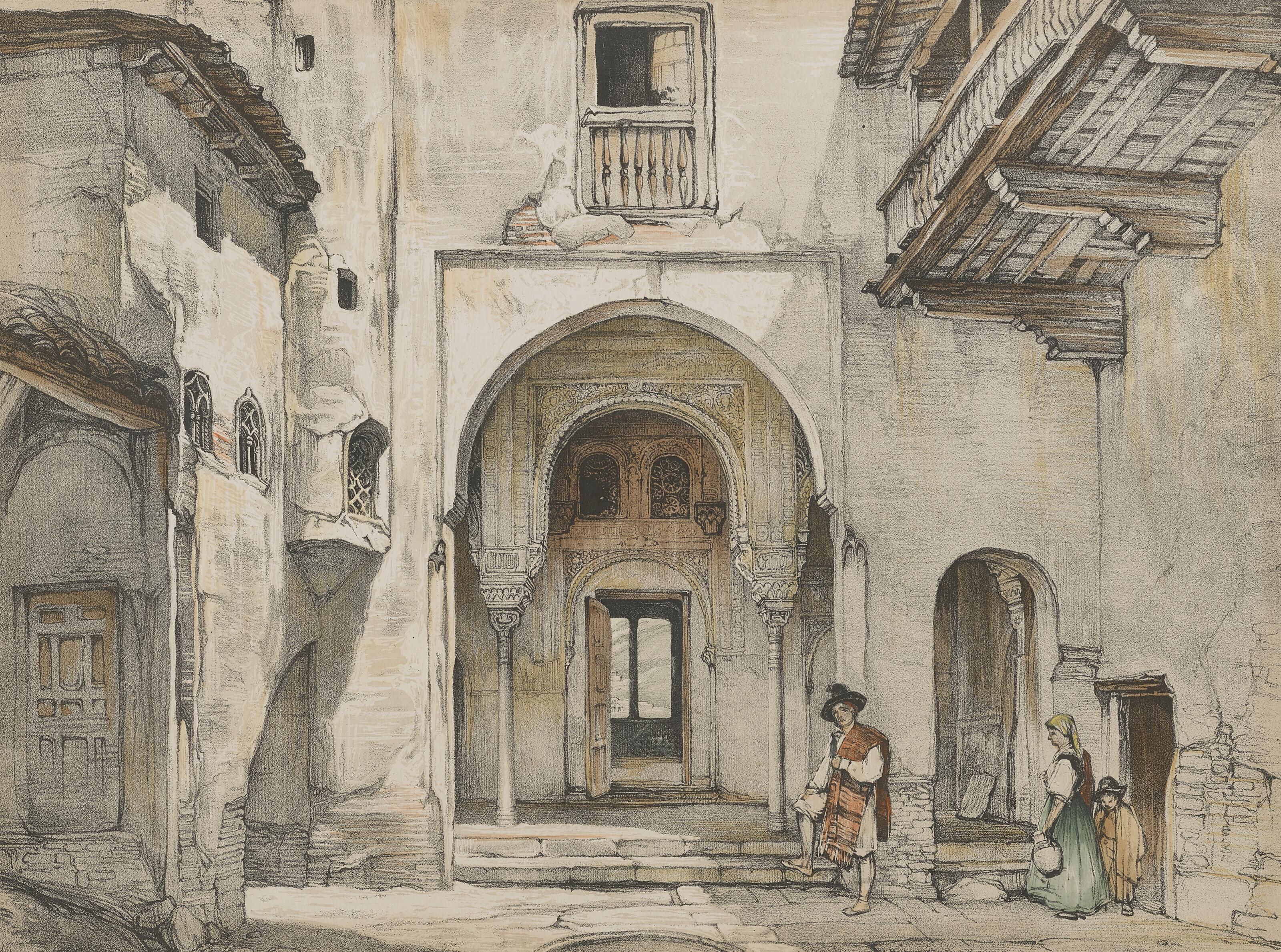 John Frederick Lewis, R.A. - Sketches and Drawings of the Alhambra. London: [1835]