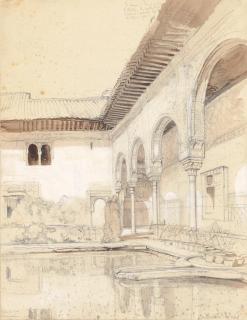 John Frederick Lewis, RA, POWS - Patio de los Arrayanes, Alhambra