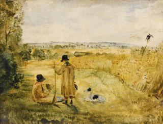 John Frederick Lewis - The Bird Scarers