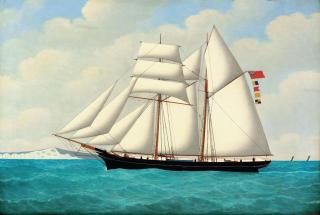 John Frederick Loos - The topsail schooner Deveron of Padstow