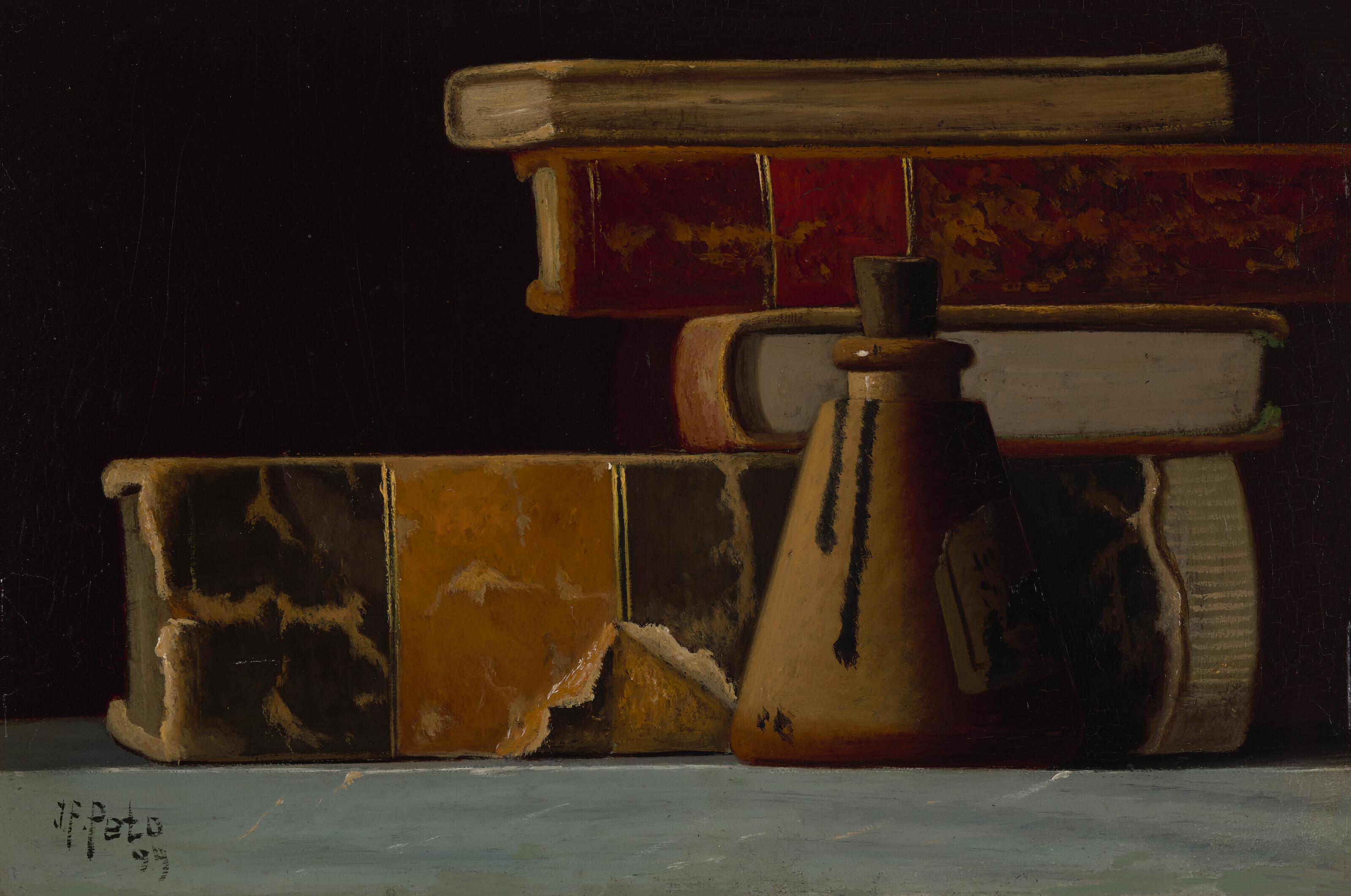 John Frederick Peto - Books and Inkwell