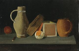 John Frederick Peto - Jug, Book, Box And Mug