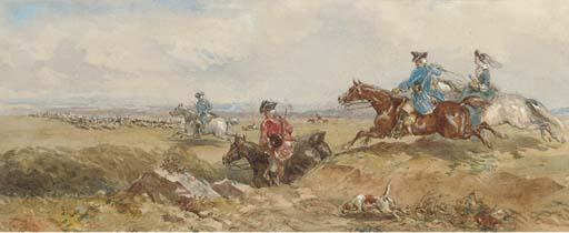 John Frederick Tayler, P.O.W.S. - In Full Cry