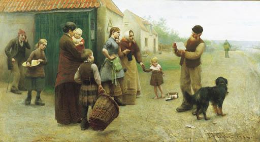 John Frederick Taylor - La lettera, 1884