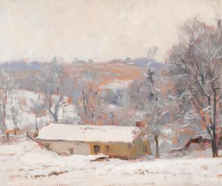 John Frost - Pennsylvania snow scene