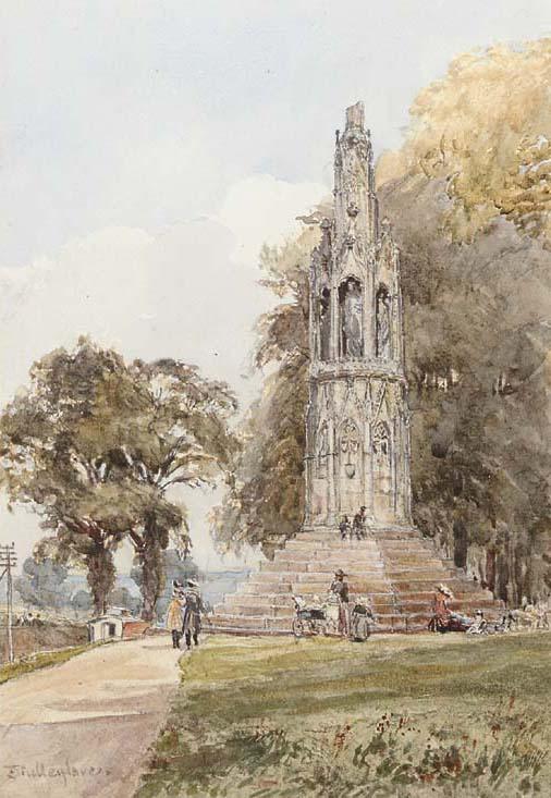 John Fulleylove - Eleanor Cross, Hardingstone, Northamptonshire