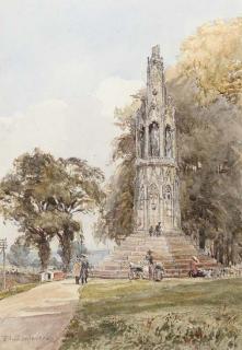 John Fulleylove - Eleanor Cross, Hardingstone, Northamptonshire