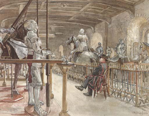 John Fulleylove - In The Chamber Of The White Tower, Tower Of London