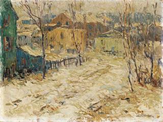 John Fulton Folinsbee - A New Hope Lane