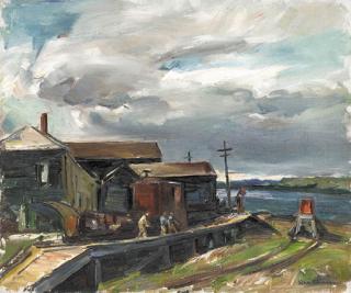 John Fulton Folinsbee - Bath Waterfront