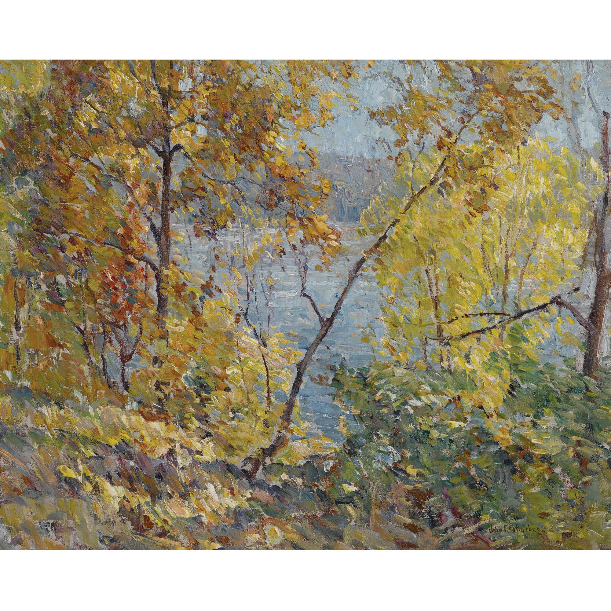 John Fulton Folinsbee - Oaks And Tulip Poplars