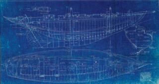 John G. Alden - A yacht design for an auxiliary shooner yacht