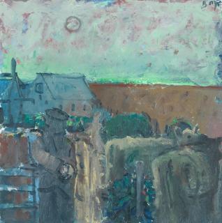 John G Boyd RP RGI - The Farmer and Cows