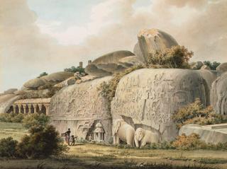 John Gantz - Arjuna\'s Penance, Mahabalipuram, near Madras