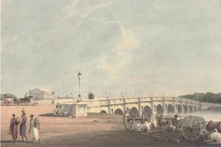 John Gantz - North East View of The New Bridge Near The Goverment Gardens, Madras