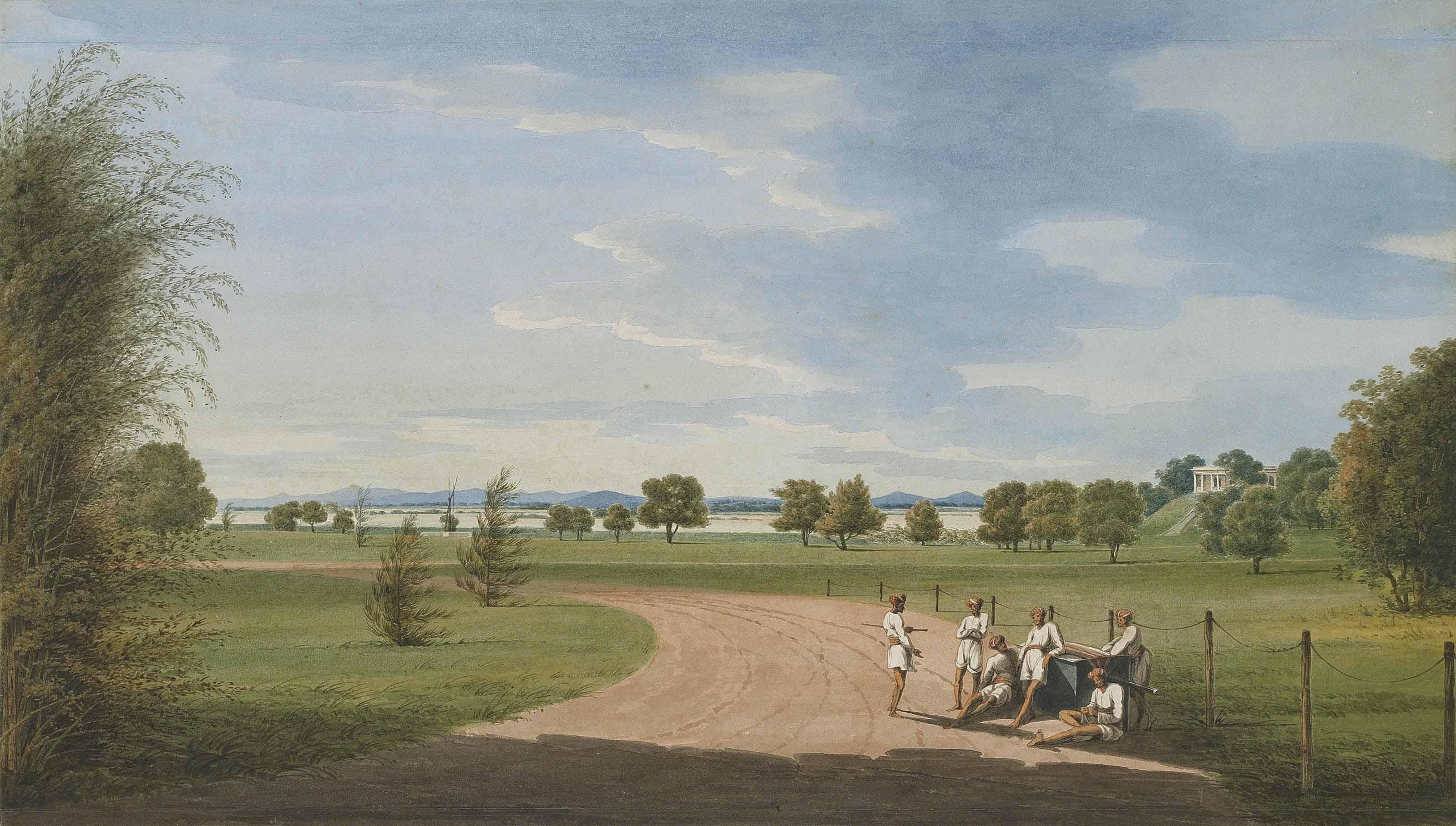 John Gantz - Resting Palanquin Bearers, Near The Guindy Palace