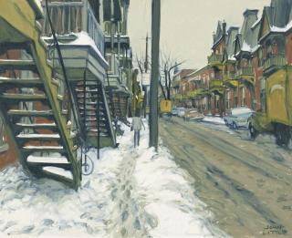 John Geoffrey Caruthers Little - Rue Rivard, Montreal