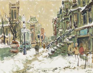 John Geoffrey Caruthers Little - Sherbrooke St., Montreal