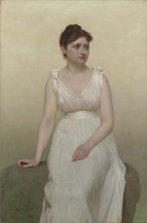 John George Brown - Daydreaming By The Sea