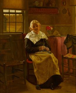John George Brown - Dear Old Grannie