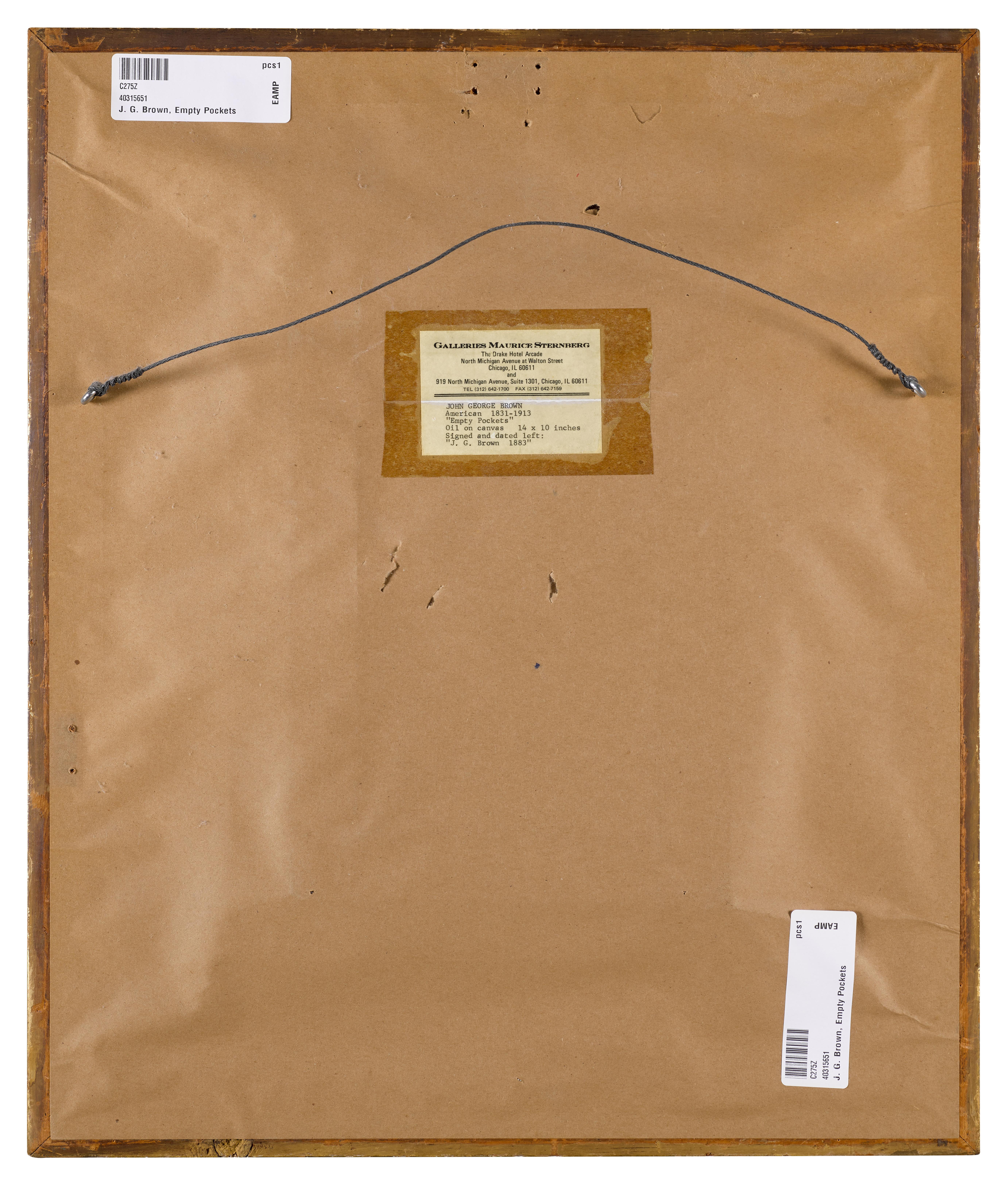 John George Brown - Empty Pockets