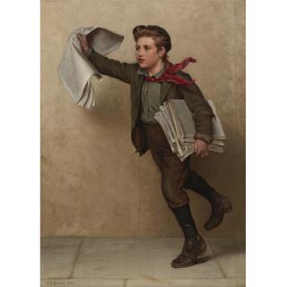 John George Brown - Extra, Extra (The Paper Boy)