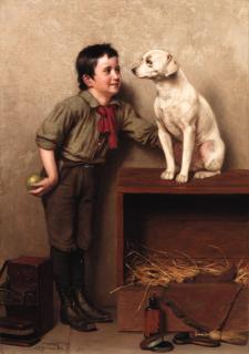 John George Brown - His Favorite Pet