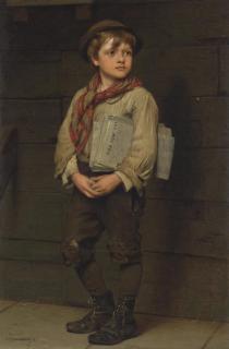 John George Brown - News Boy