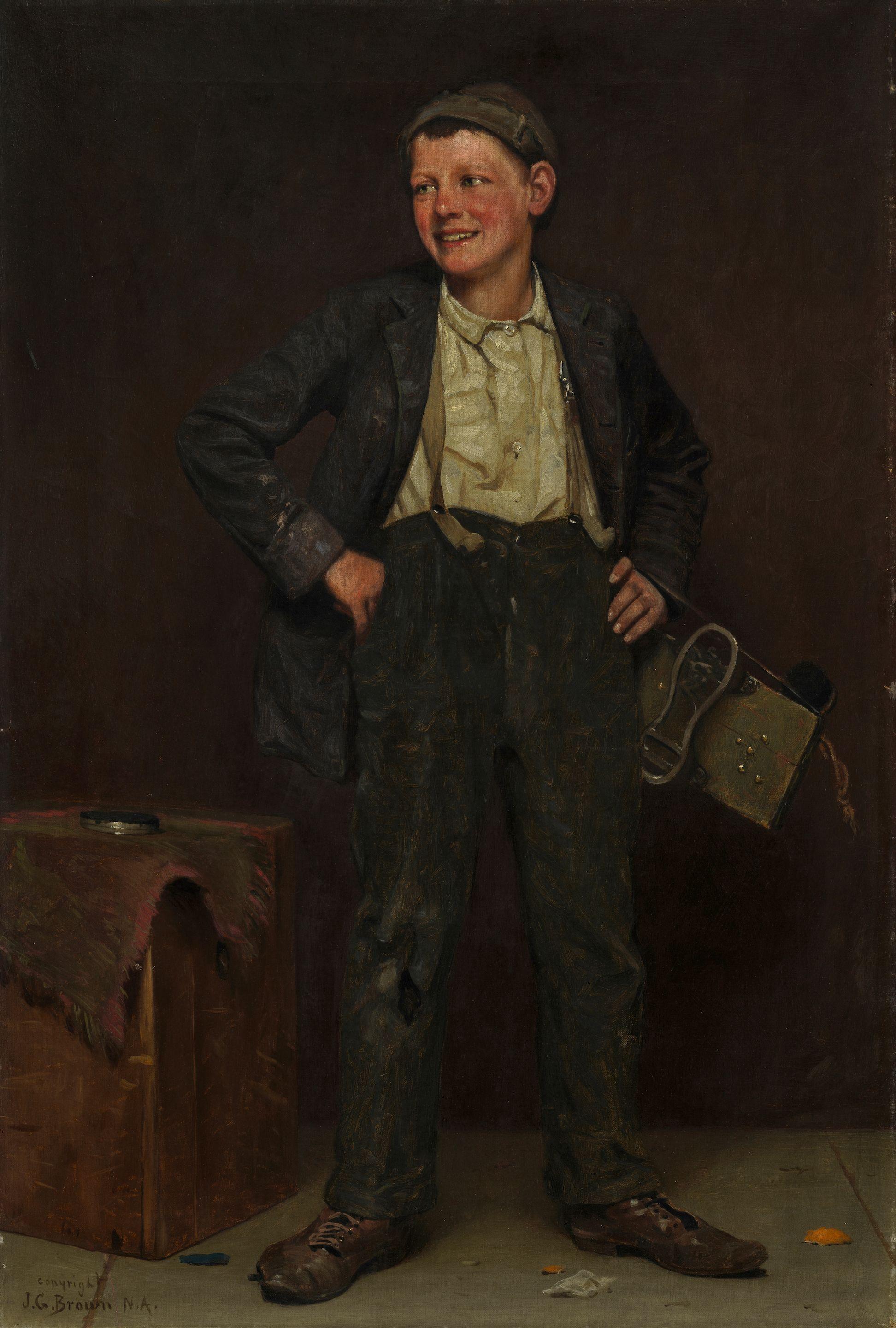 John George Brown - Shoeshine Boy