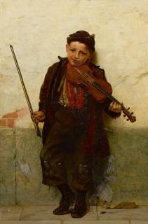 John George Brown - Street Musician