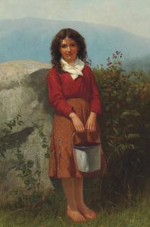 John George Brown - The Berry Picker