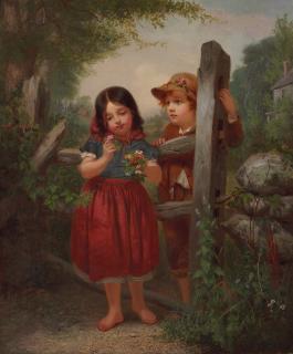 John George Brown - The Bouquet