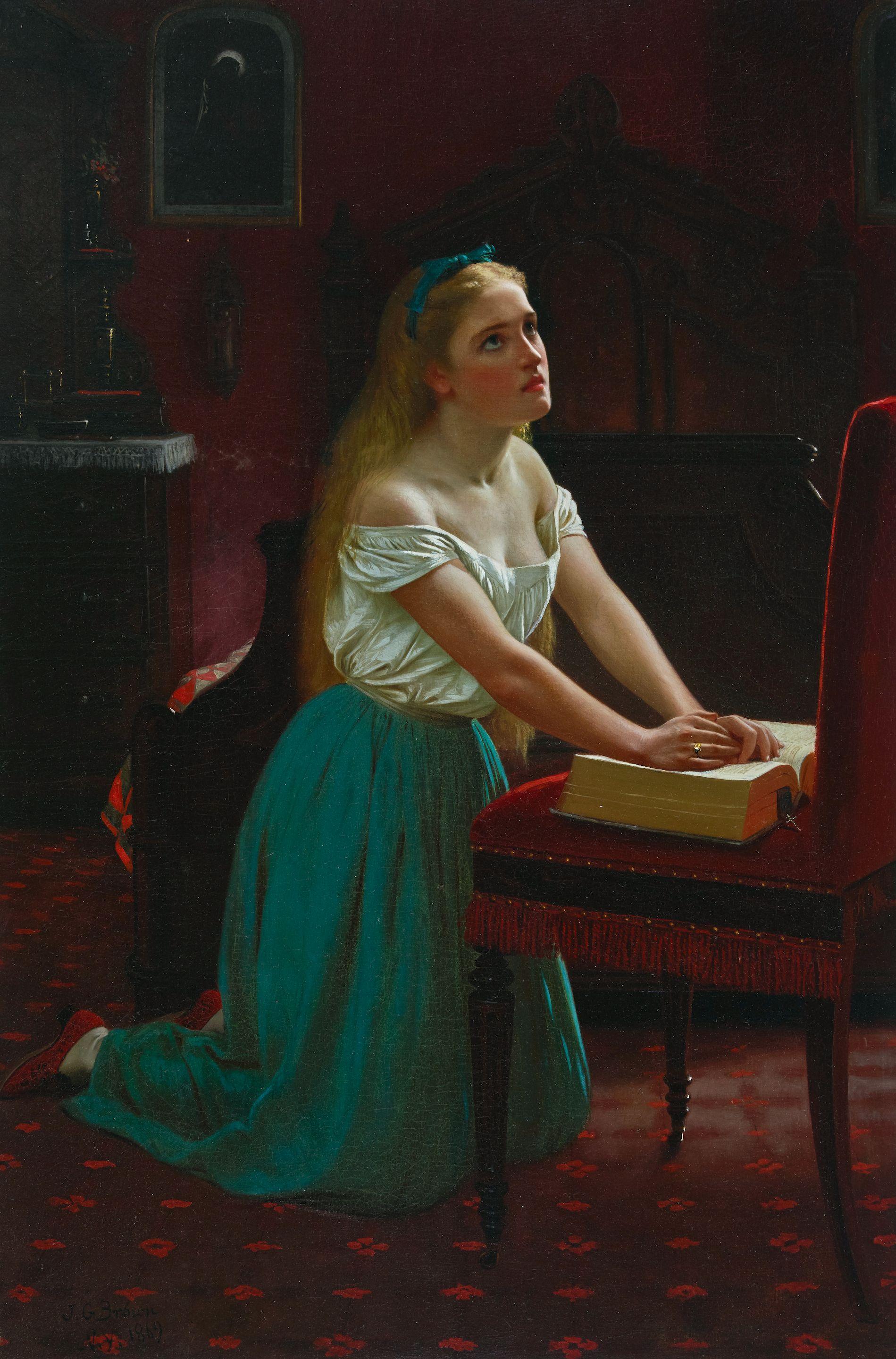 John George Brown - The Morning Prayer